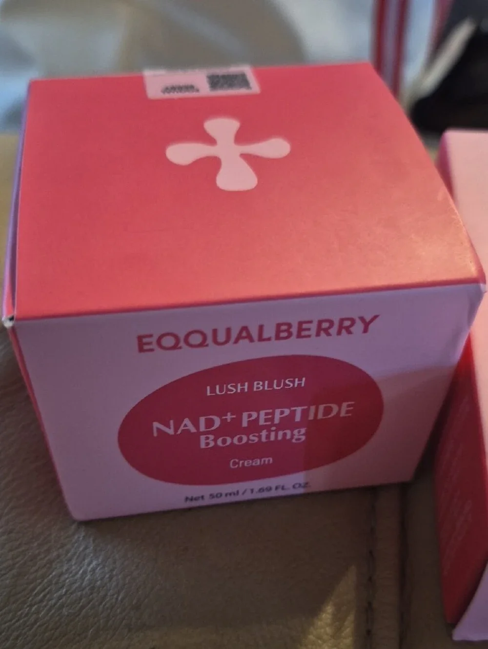 NAD+ Peptide Boosting Cream & Serum - Pink